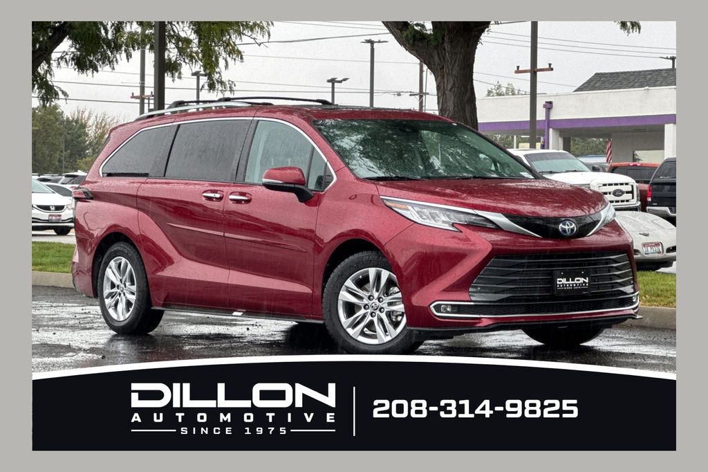 Pearl 2024 Toyota Sienna Minivan All-Wheel Drive Continuously Variable Transmission