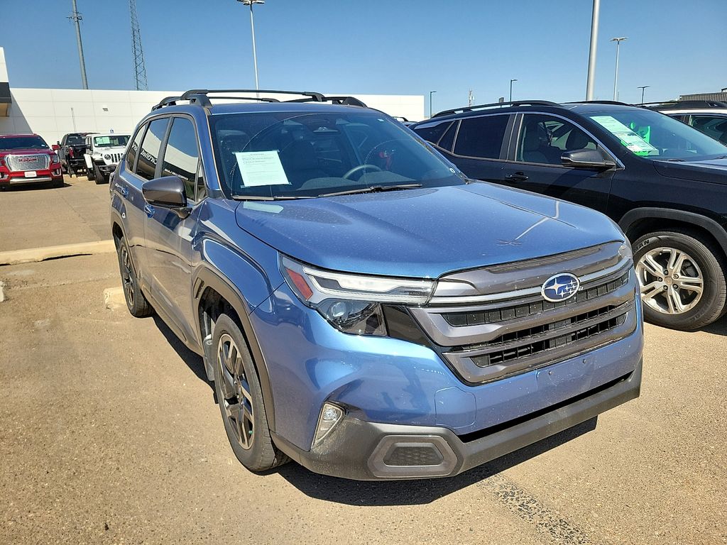 Horizon Blue Pearl 2025 Subaru Forester SUV / Crossover All-Wheel Drive Continuously Variable Transmission