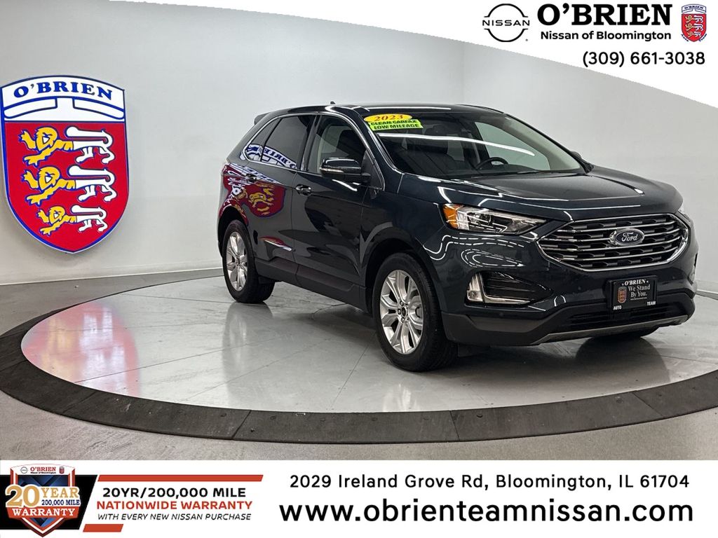 Blue Metallic 2023 Ford Edge SUV / Crossover All-Wheel Drive 8-Speed Automatic