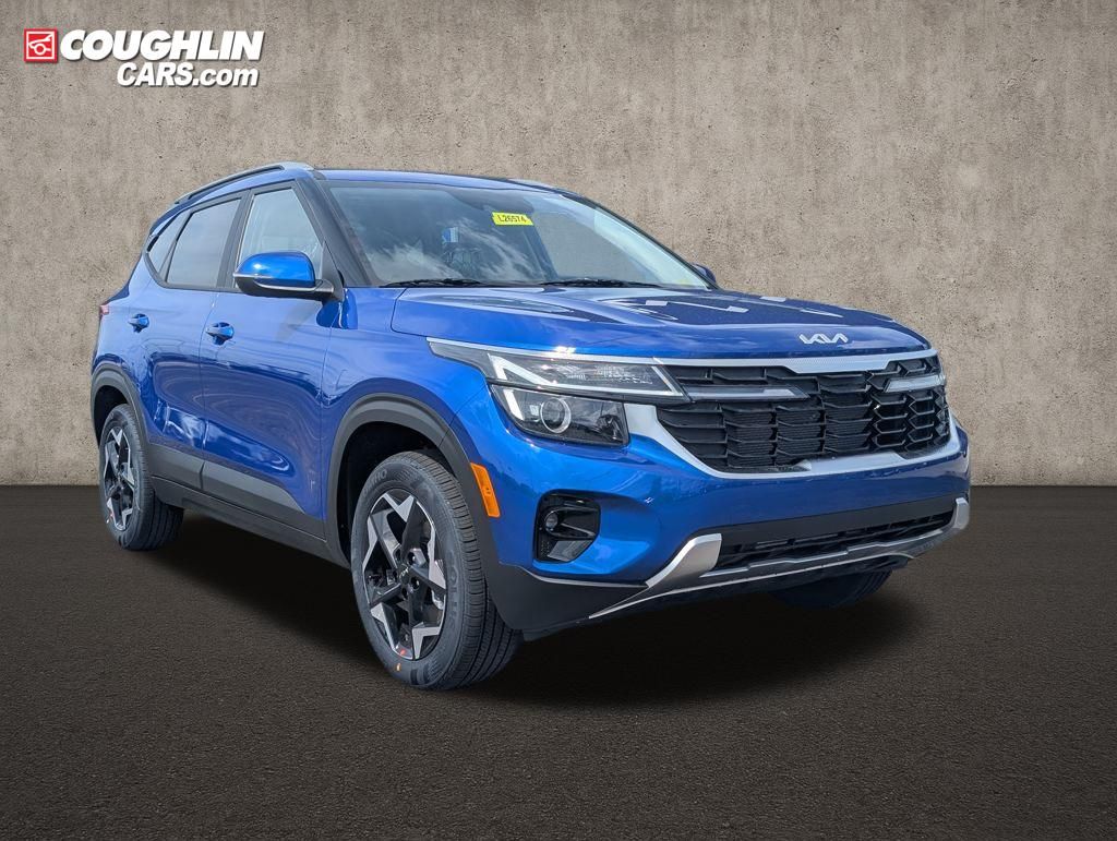 Neptune Blue 2026 Kia Seltos S AWD SUV / Crossover All-Wheel Drive Continuously Variable Transmission