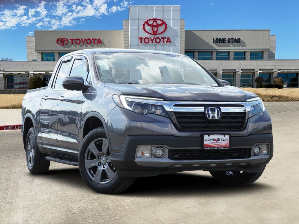 Gray (Modern Steel) 2020 Honda Ridgeline Pickup Truck All-Wheel Drive 9-Speed Automatic