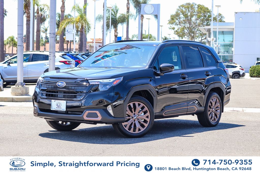 Black / Silver 2026 Subaru Forester Hybrid SUV / Crossover All-Wheel Drive Continuously Variable Transmission