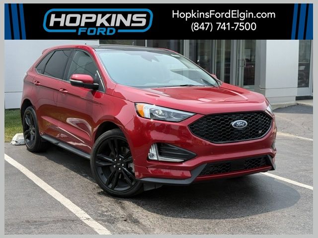 Red Metallic 2023 Ford Edge SUV / Crossover All-Wheel Drive 7-Speed Automatic