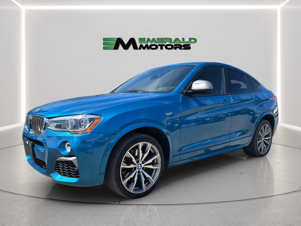 Blue 2017 BMW X4 M40i AWD SUV / Crossover All-Wheel Drive 8-Speed Automatic