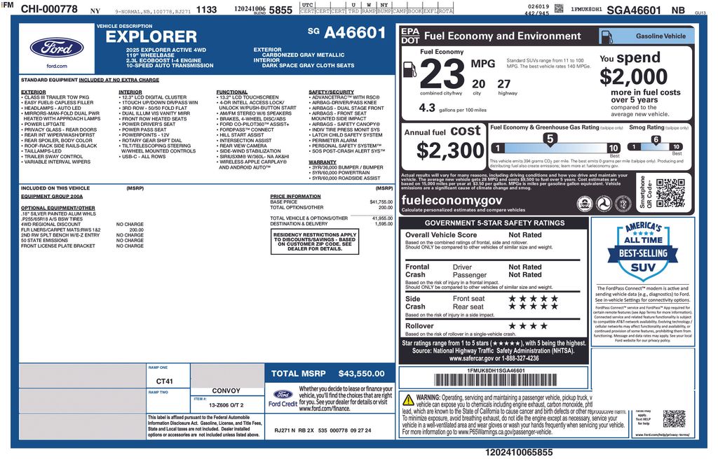 Certified Used 2025 Gray Ford Active image 8