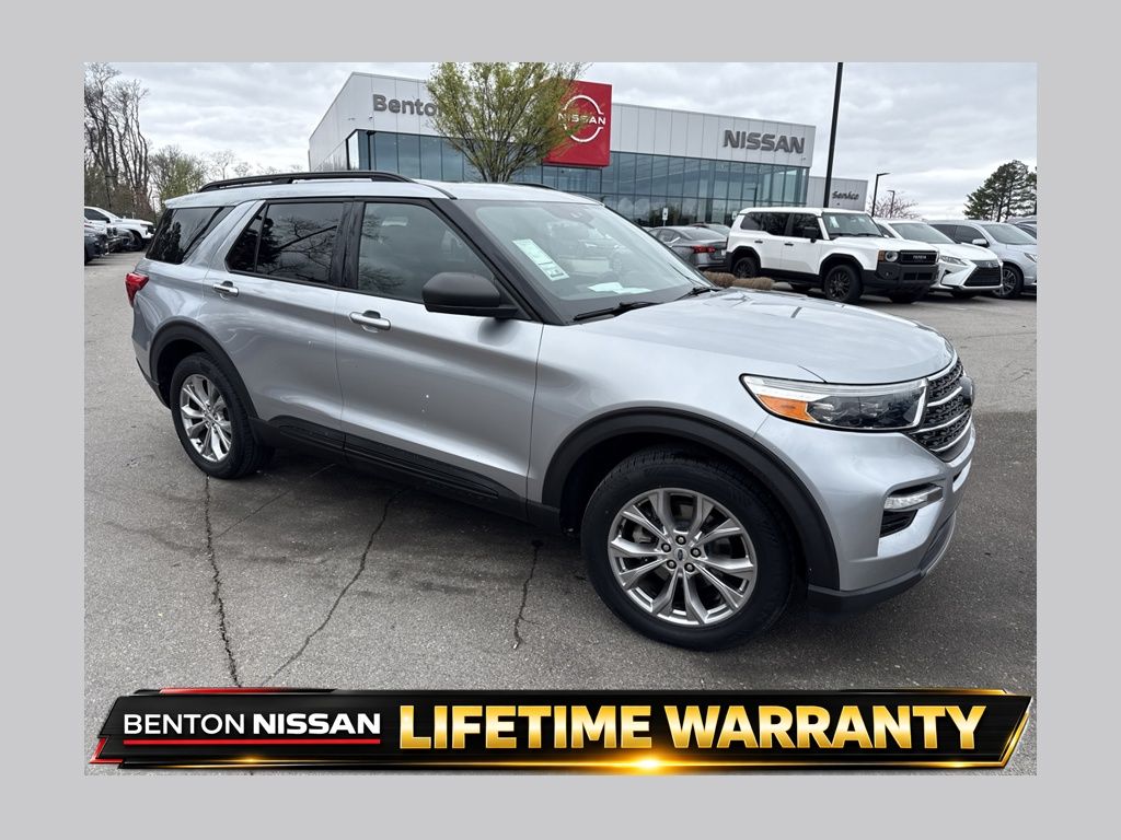 Silver 2020 Ford Explorer XLT AWD SUV / Crossover All-Wheel Drive Automatic