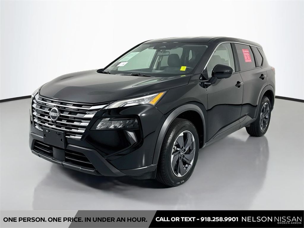 Super Black 2025 Nissan Rogue SUV / Crossover Front-Wheel Drive Continuously Variable Transmission