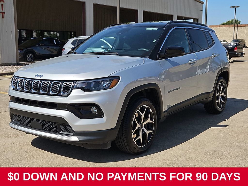 Silver Zynith Metallic Clearcoat 2025 Jeep Compass SUV / Crossover Four-Wheel Drive 8-Speed Automatic