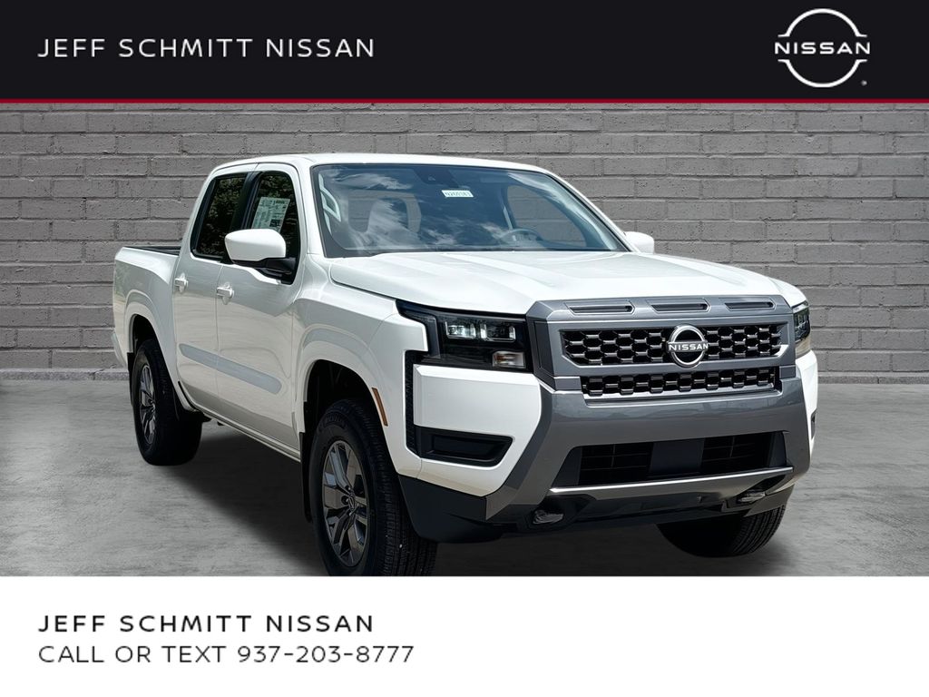 Glacier White 2026 Nissan Frontier Pickup Truck Four-Wheel Drive 9-Speed Automatic Overdrive