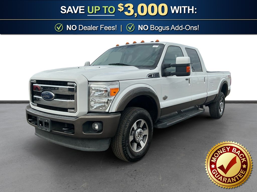 Oxford White 2015 Ford F-350 Super Duty Pickup Truck Four-Wheel Drive 6-Speed Automatic