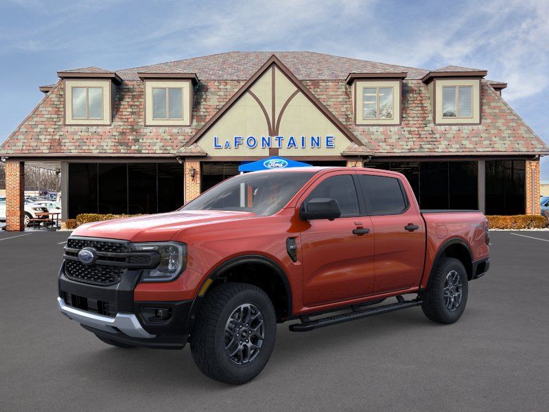 Chili Pepper Red 2024 Ford Ranger Pickup Truck Four-Wheel Drive Automatic
