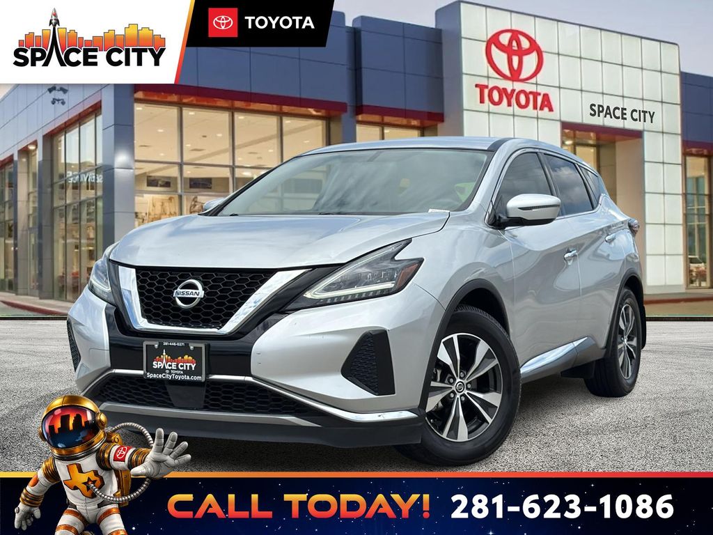 Brilliant Silver Metallic 2019 Nissan Murano S FWD SUV / Crossover Front-Wheel Drive Continuously Variable Transmission