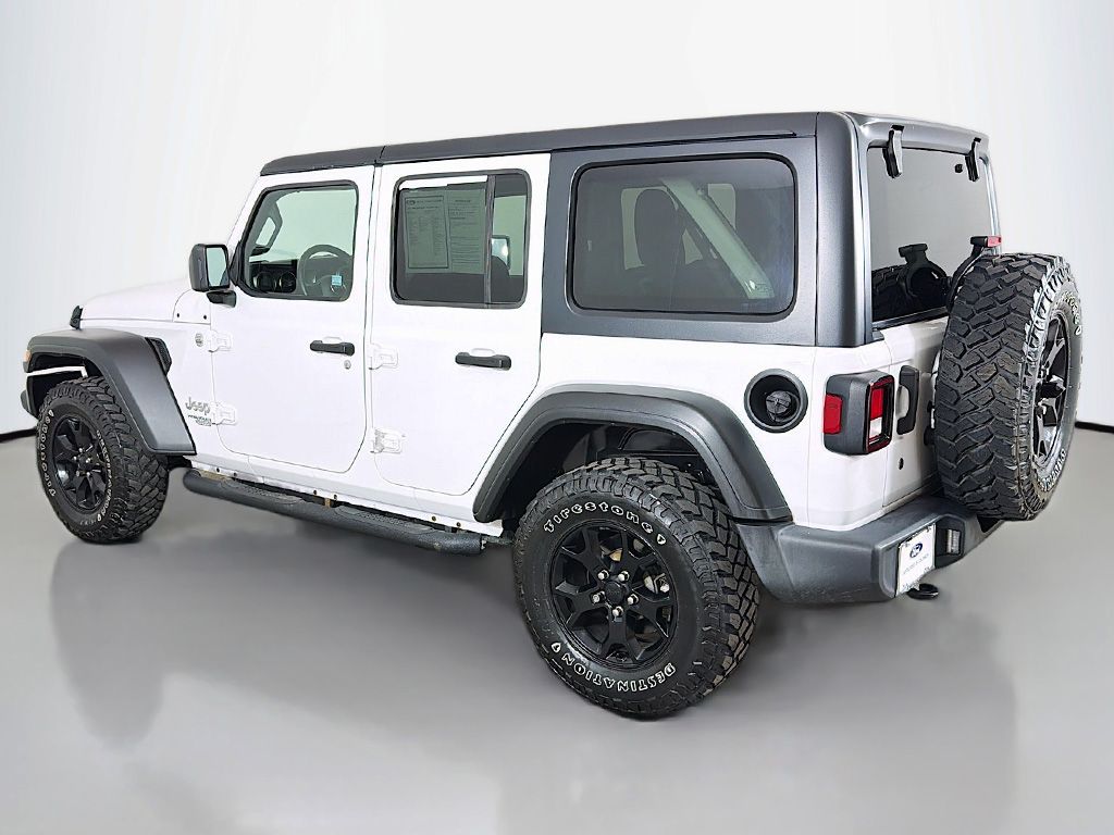 Used 2019 White Jeep Unlimited Sport S image 7