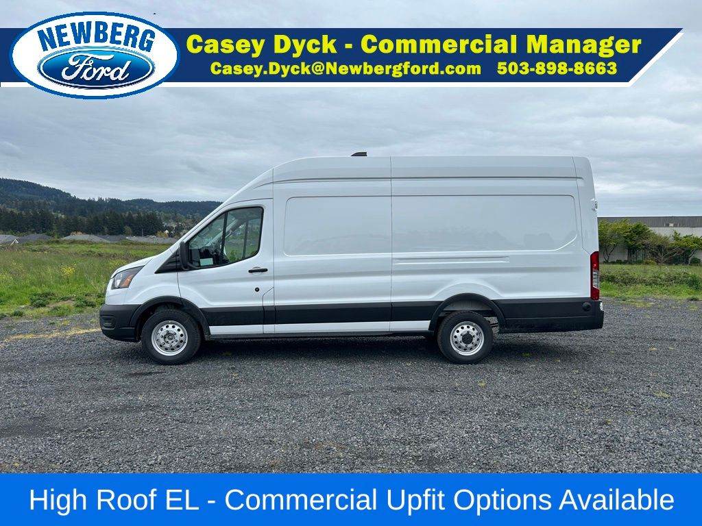 Oxford White 2026 Ford Transit Cargo Van All-Wheel Drive 