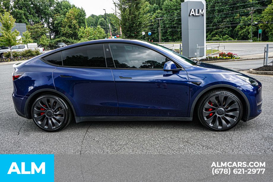 Used 2023 Blue Tesla Performance image 9