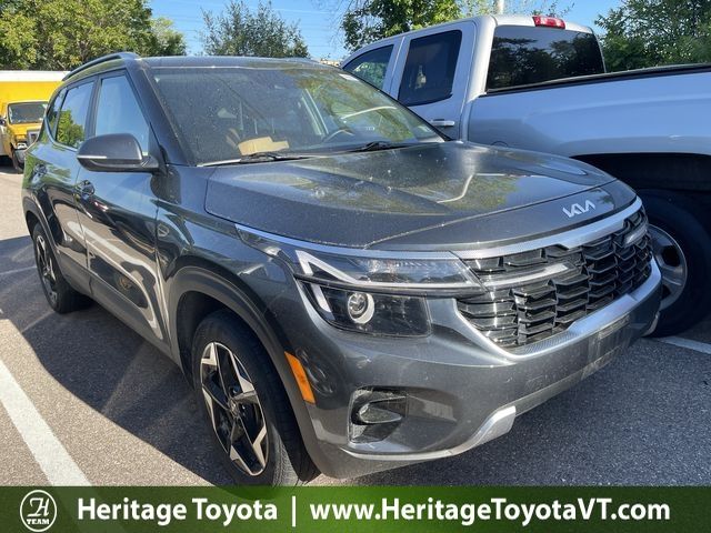 Gray 2024 Kia Seltos EX AWD SUV / Crossover All-Wheel Drive Continuously Variable Transmission