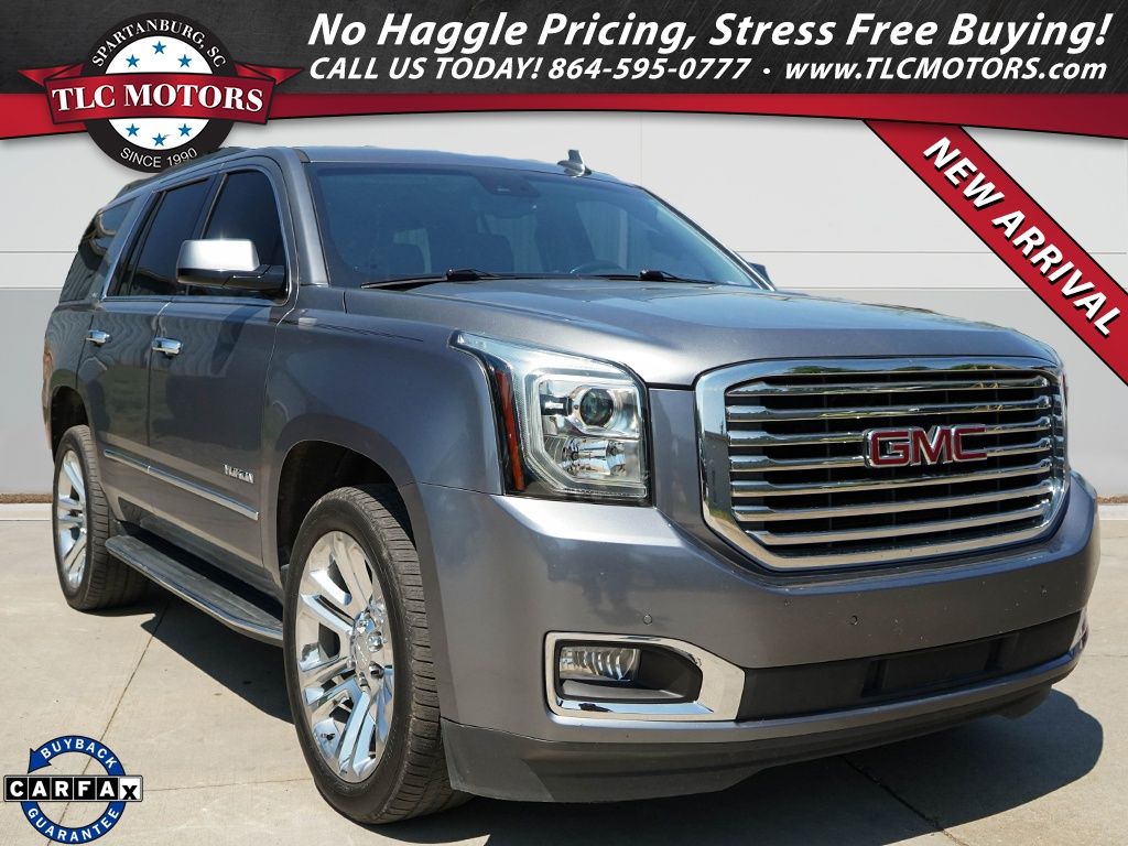 Gray (Satin Steel Metallic) 2020 GMC Yukon SLT RWD SUV / Crossover 4X2 6-Speed Automatic Overdrive