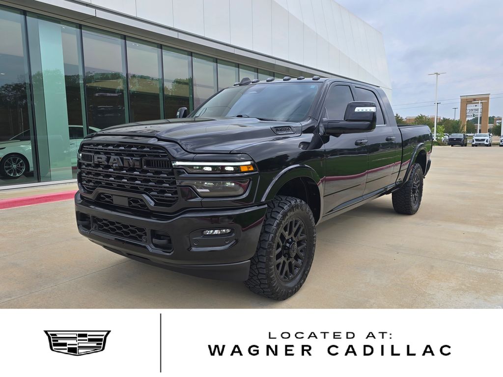 Diamond Black Crystal Pearlcoat 2026 RAM 3500 Pickup Truck Four-Wheel Drive 8-Speed Automatic