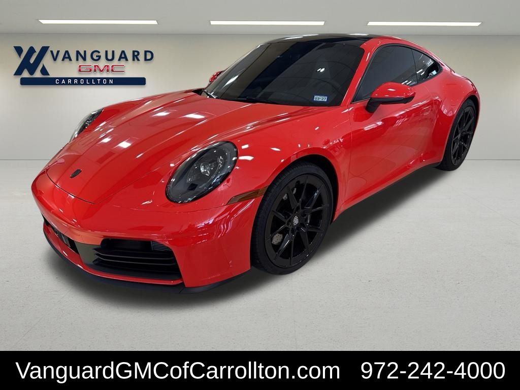 GT Silver Metallic 2025 Porsche 911 Coupe Rear-Wheel Drive 8-Speed Automatic
