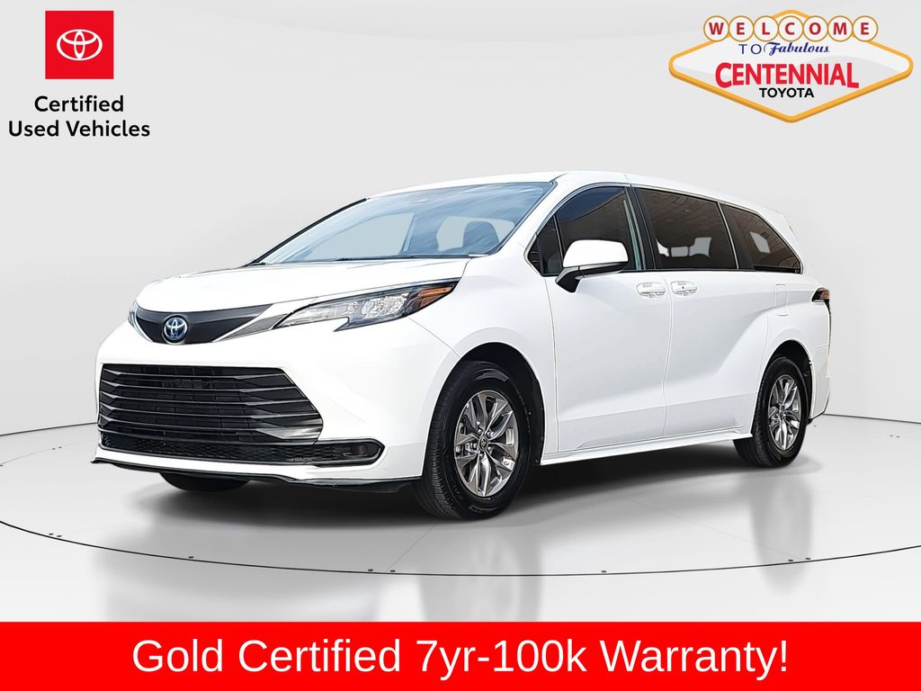 Ice Cap 2025 Toyota Sienna Minivan Front-Wheel Drive Continuously Variable Transmission