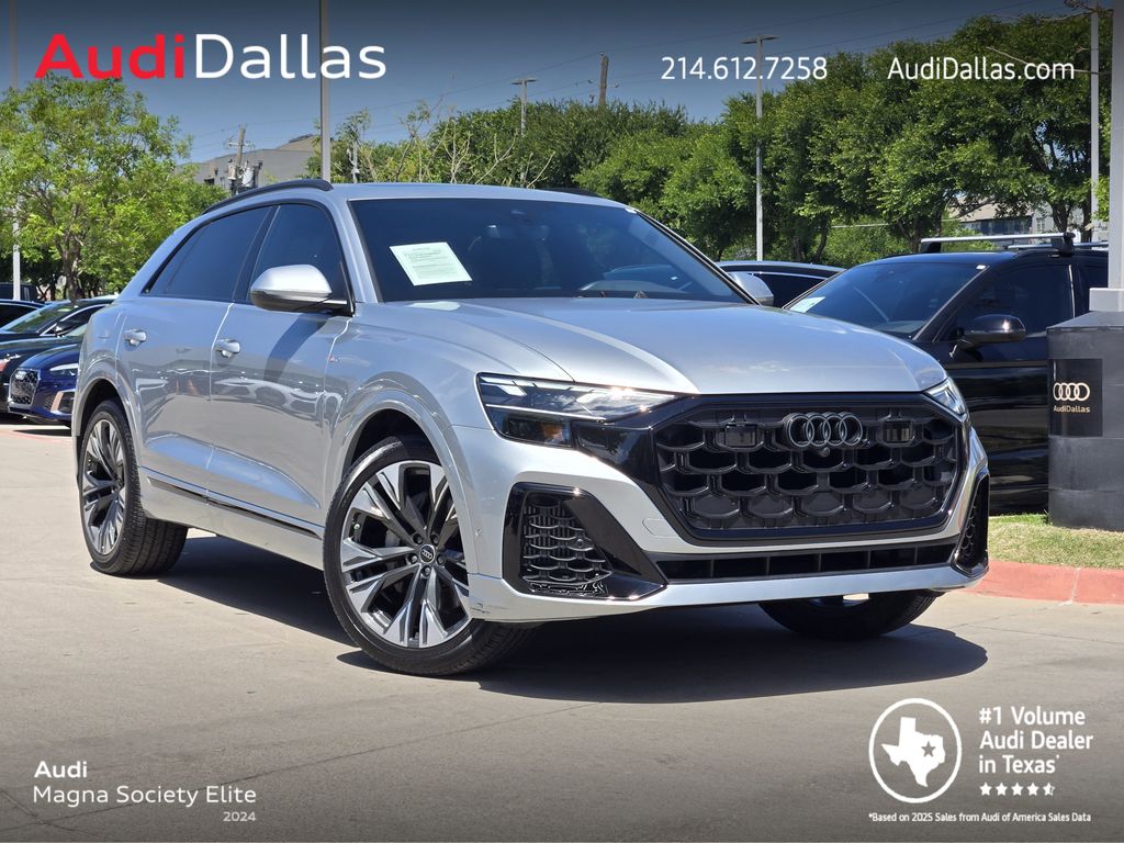 Satellite Silver Metallic 2025 Audi Q8 quattro Premium Plus 55 TFSI SUV / Crossover All-Wheel Drive 8-Speed Automatic