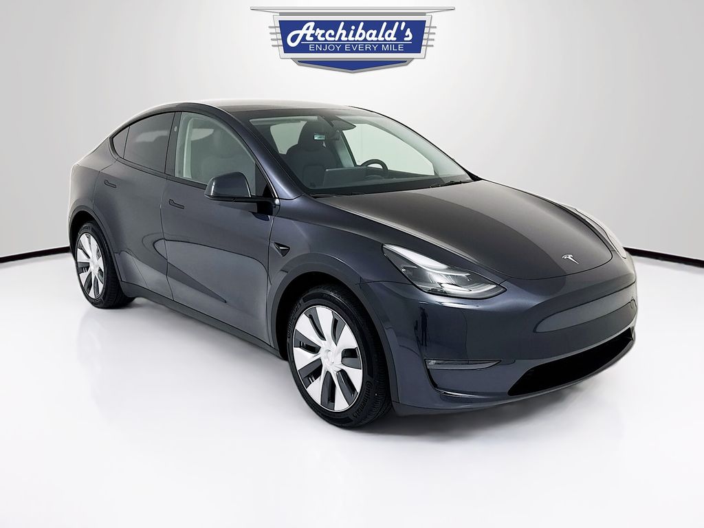 Stealth Gray 2024 Tesla Model Y Long Range AWD SUV / Crossover All-Wheel Drive 1-Speed Automatic