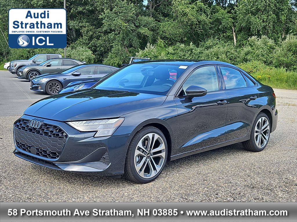 Manhattan Gray Metallic 2026 Audi A3 Sedan All-Wheel Drive 7-Speed Automatic