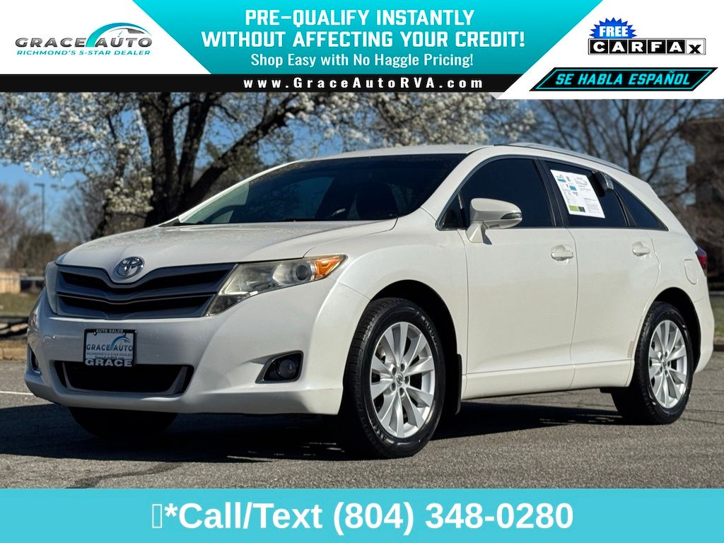 White (Blizzard Pearl) 2013 Toyota Venza LE SUV / Crossover Front-Wheel Drive 6-Speed Automatic Overdrive