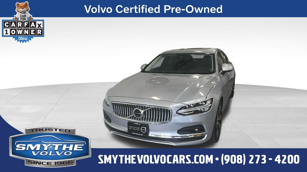 Silver 2023 Volvo S90 Sedan All-Wheel Drive Automatic