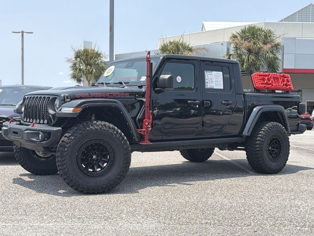 Black Clearcoat 2021 Jeep Gladiator Pickup Truck Four-Wheel Drive 6-Speed Manual