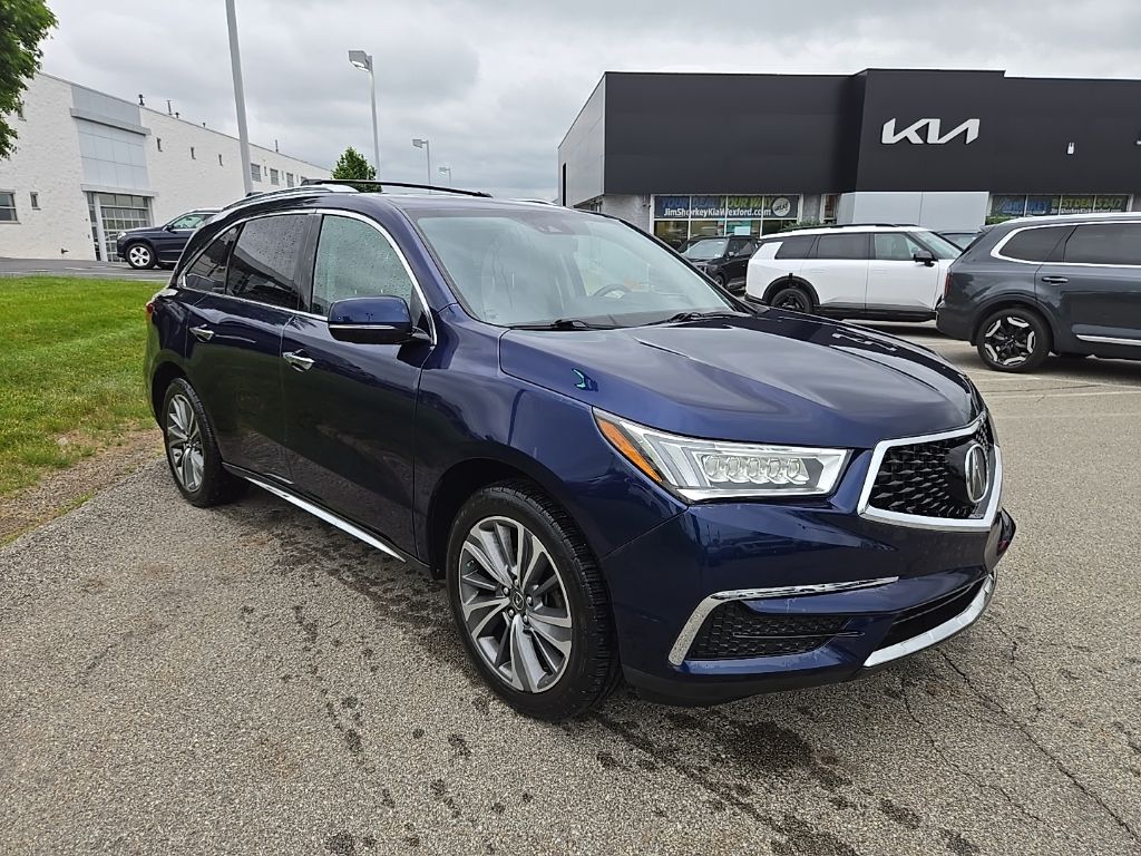 Fathom Blue Pearl 2017 Acura MDX SH-AWD with Technology Package SUV / Crossover All-Wheel Drive 9-Speed Automatic