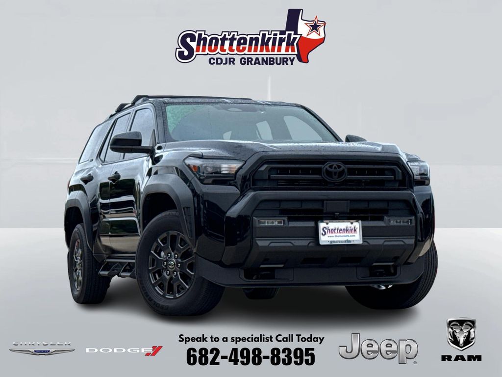 Black 2025 Toyota 4Runner SUV / Crossover Four-Wheel Drive 8-Speed Automatic