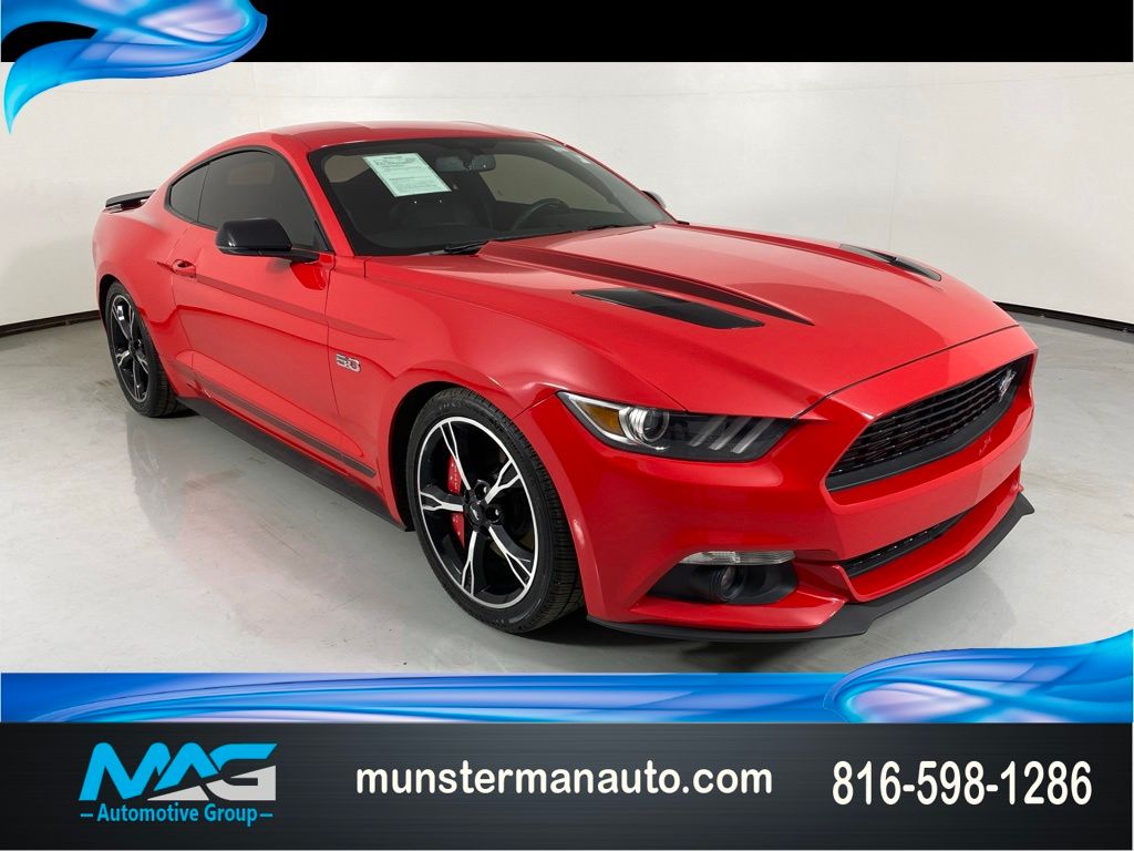 Race Red 2017 Ford Mustang Coupe Rear-Wheel Drive 6-Speed Manual