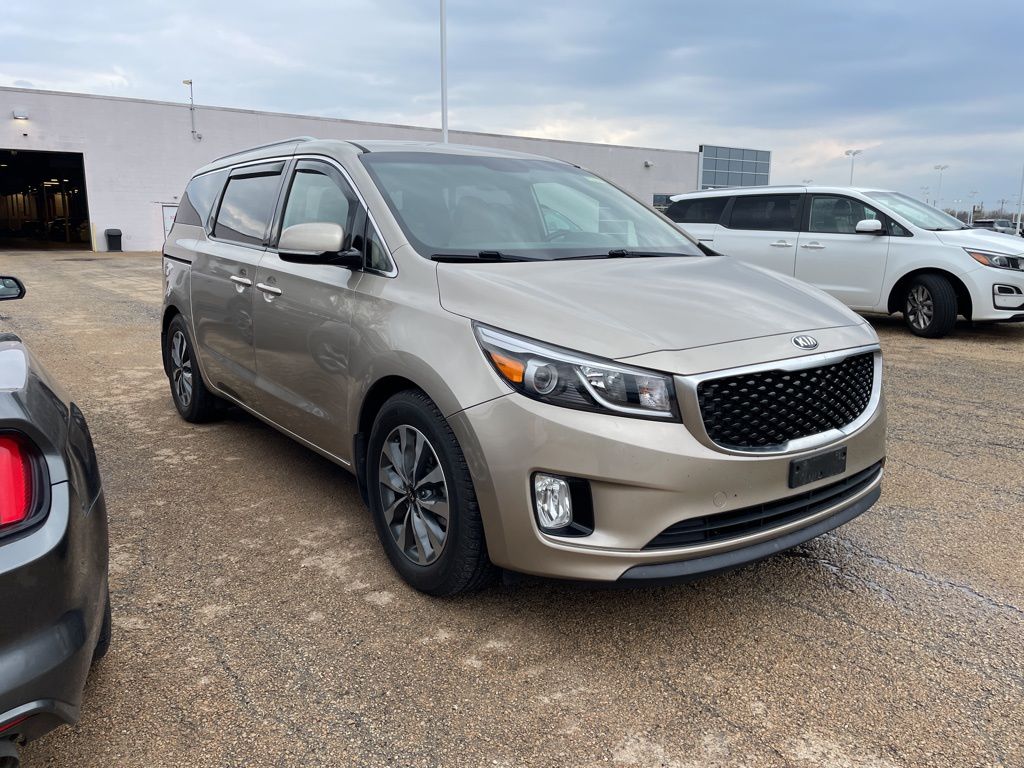 Brown (New Beige) 2015 Kia Sedona SX Minivan Front-Wheel Drive 6-Speed Automatic
