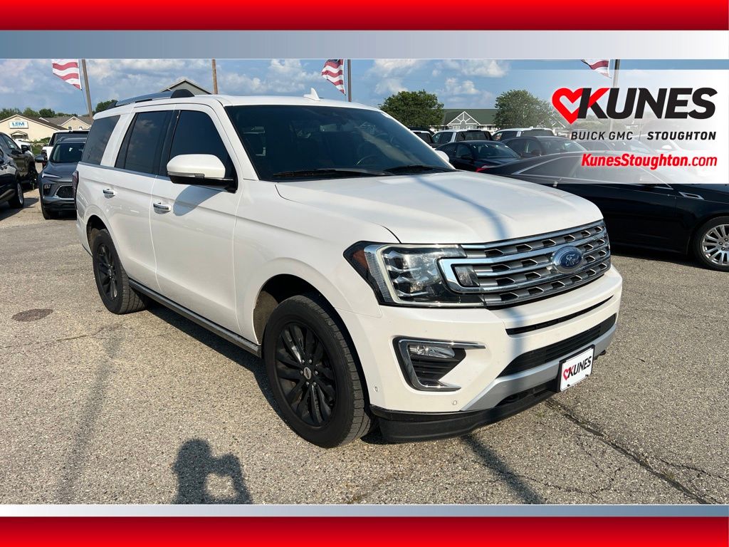 White Platinum Clearcoat Metallic 2019 Ford Expedition SUV / Crossover Four-Wheel Drive Automatic