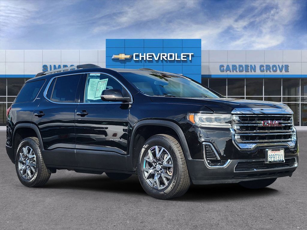 Black (Ebony Twilight Metallic) 2023 GMC Acadia SLT FWD SUV / Crossover Front-Wheel Drive 9-Speed Automatic