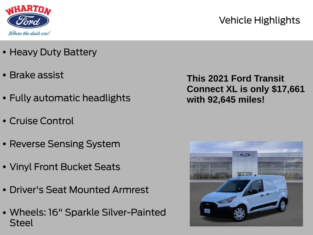 2021 Ford Transit Connect XL - 10