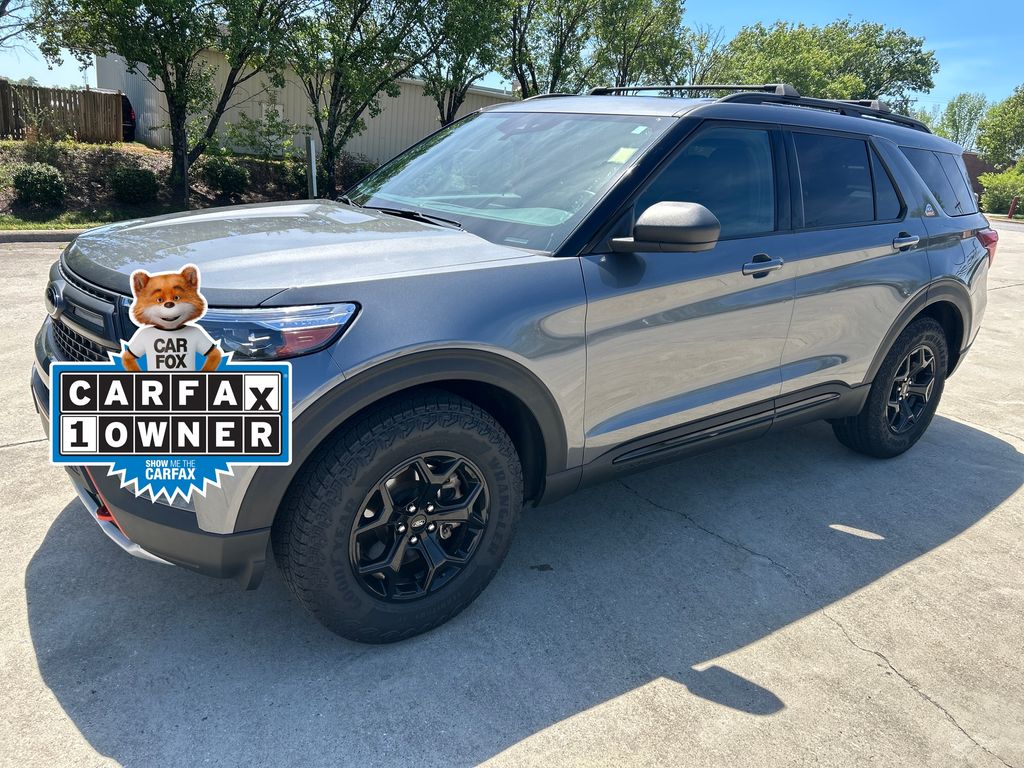 Carbonized Gray Metallic 2023 Ford Explorer SUV / Crossover All-Wheel Drive Automatic