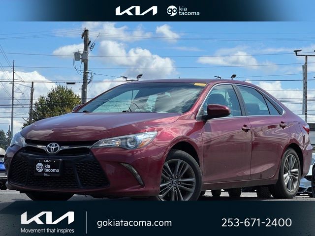 Red (Ruby Flare Pearl) 2016 Toyota Camry Sedan Front-Wheel Drive 6-Speed Automatic