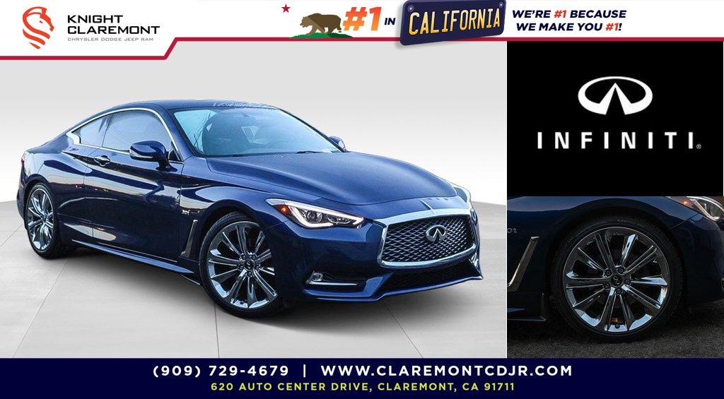 Iridium Blue 2018 INFINITI Q60 Coupe Rear-Wheel Drive 7-Speed Automatic