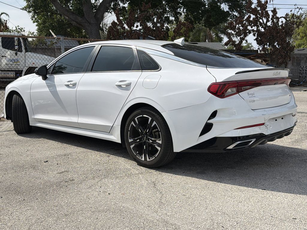 Glacial White Pearl 2023 Kia K5 GT-Line FWD Sedan Front-Wheel Drive 8-Speed Automatic
