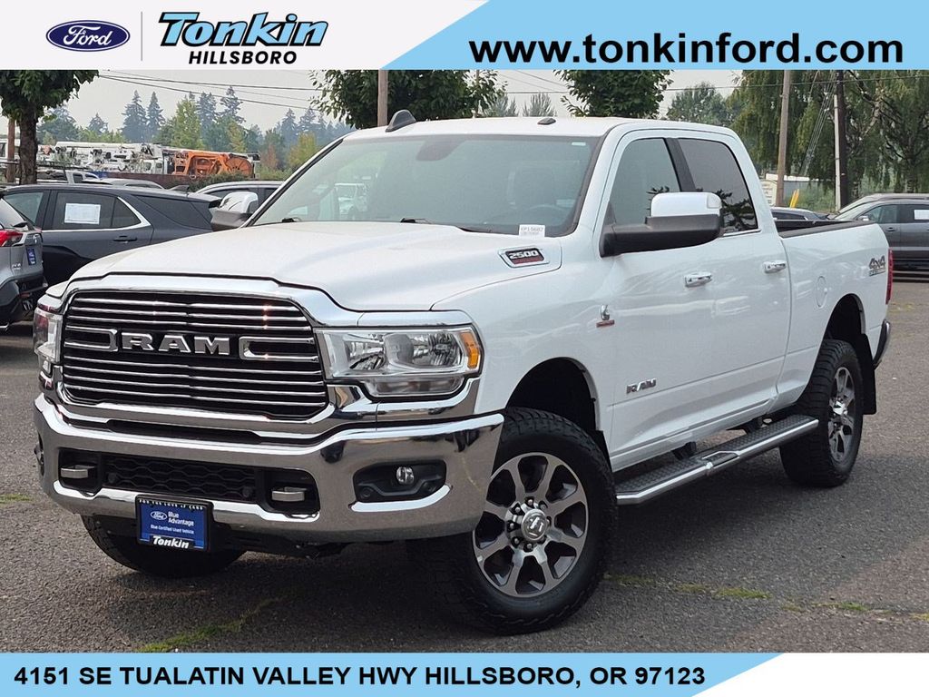 Bright White Clearcoat 2020 RAM 2500 Pickup Truck Four-Wheel Drive 6-Speed Automatic