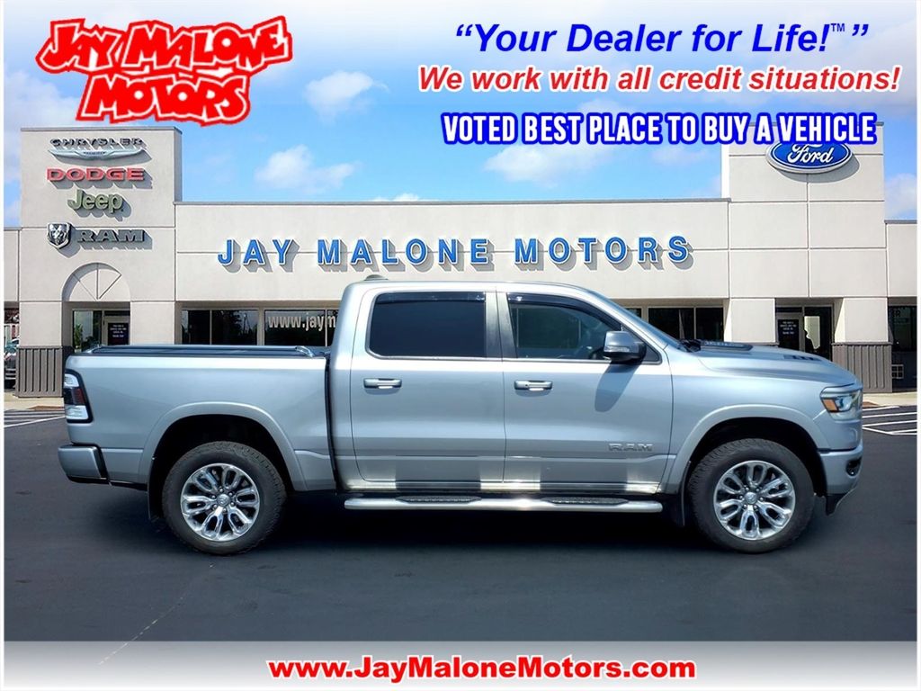 Billet Silver Metallic Clearcoat 2019 RAM 1500 Pickup Truck Four-Wheel Drive 8-Speed Automatic