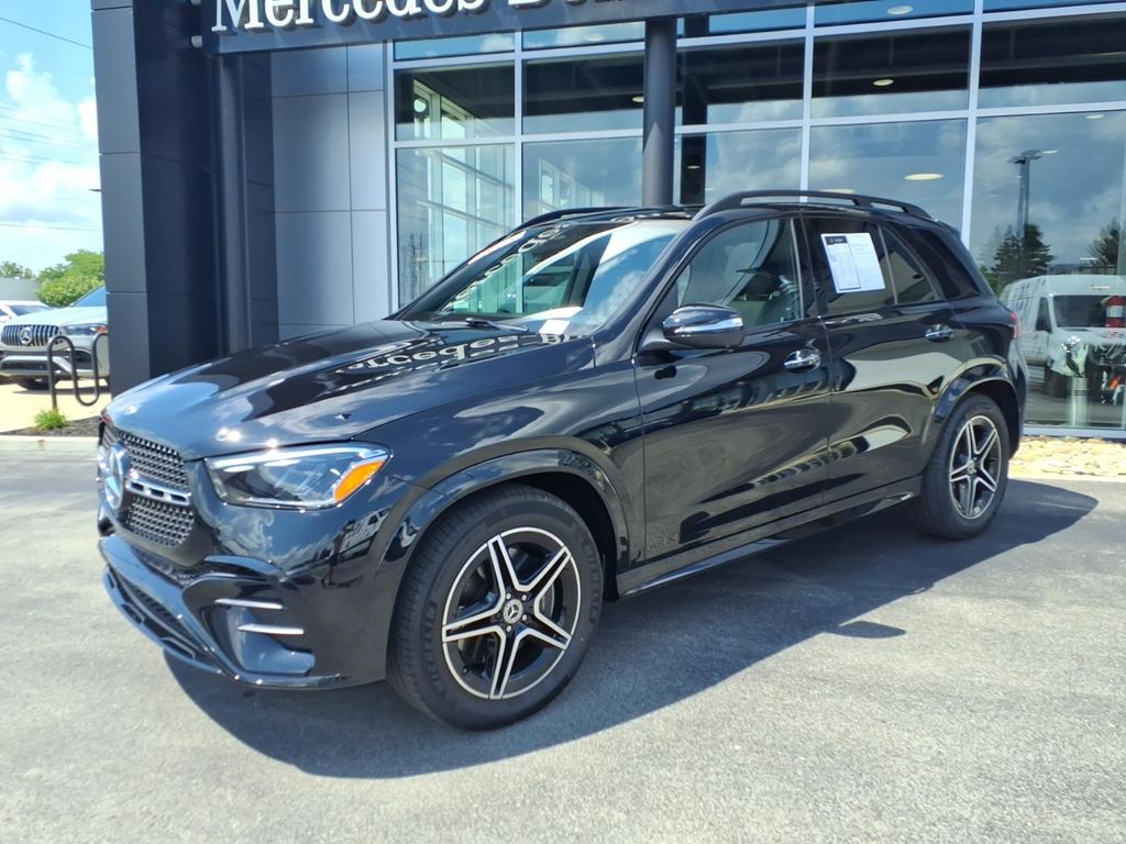 Certified Used 2026 Obsidian Black Metallic Mercedes-Benz GLE 350 image 2