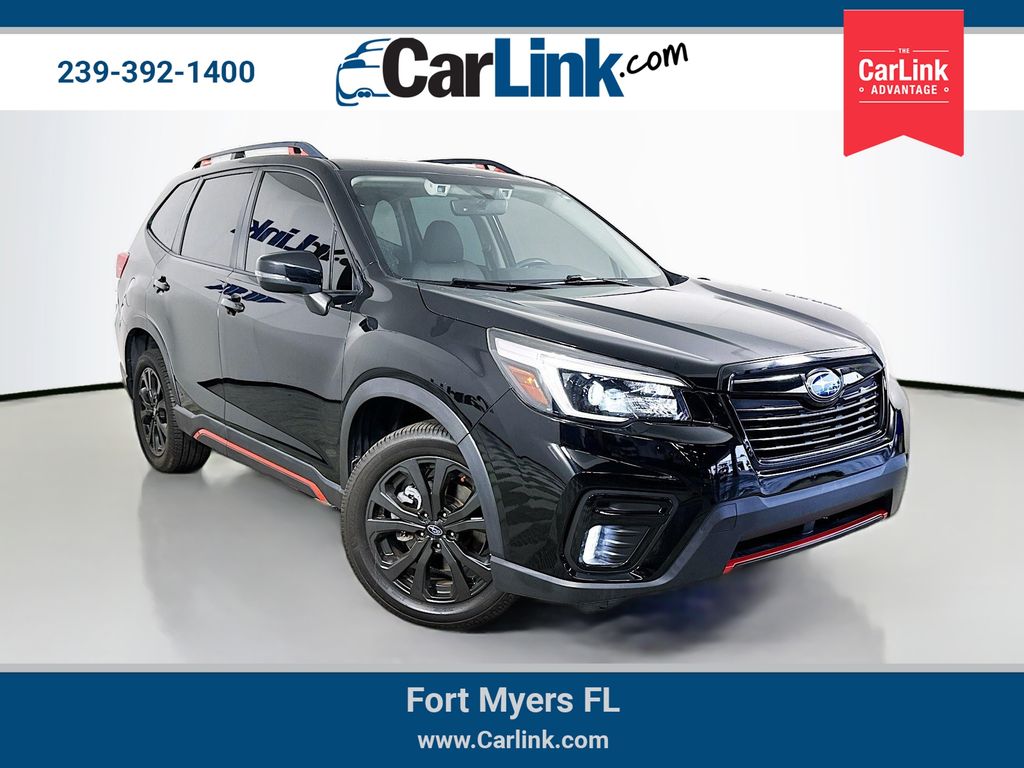 Crystal Black Silica 2021 Subaru Forester SUV / Crossover All-Wheel Drive Continuously Variable Transmission