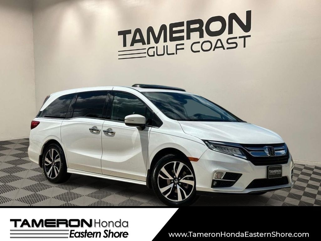 Platinum White Pearl 2020 Honda Odyssey Elite FWD Minivan Front-Wheel Drive Automatic