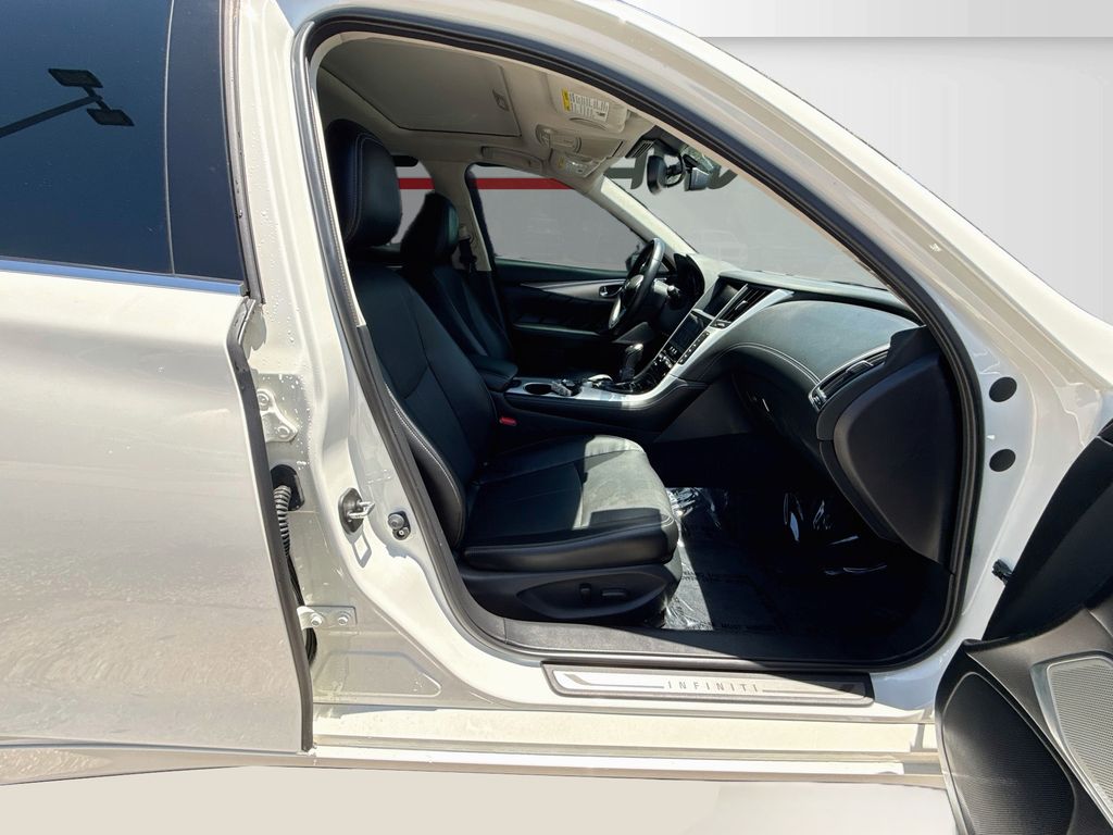 2023 INFINITI Q50 LUXE White at AutoSavvy Houston Northwest