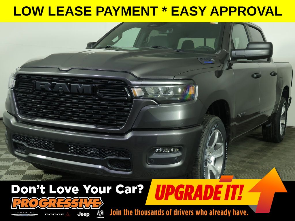 Gray (Granite Crystal Metallic Clearcoat) 2026 RAM 1500 Express Crew Cab 4WD Pickup Truck Four-Wheel Drive 8-Speed Automatic