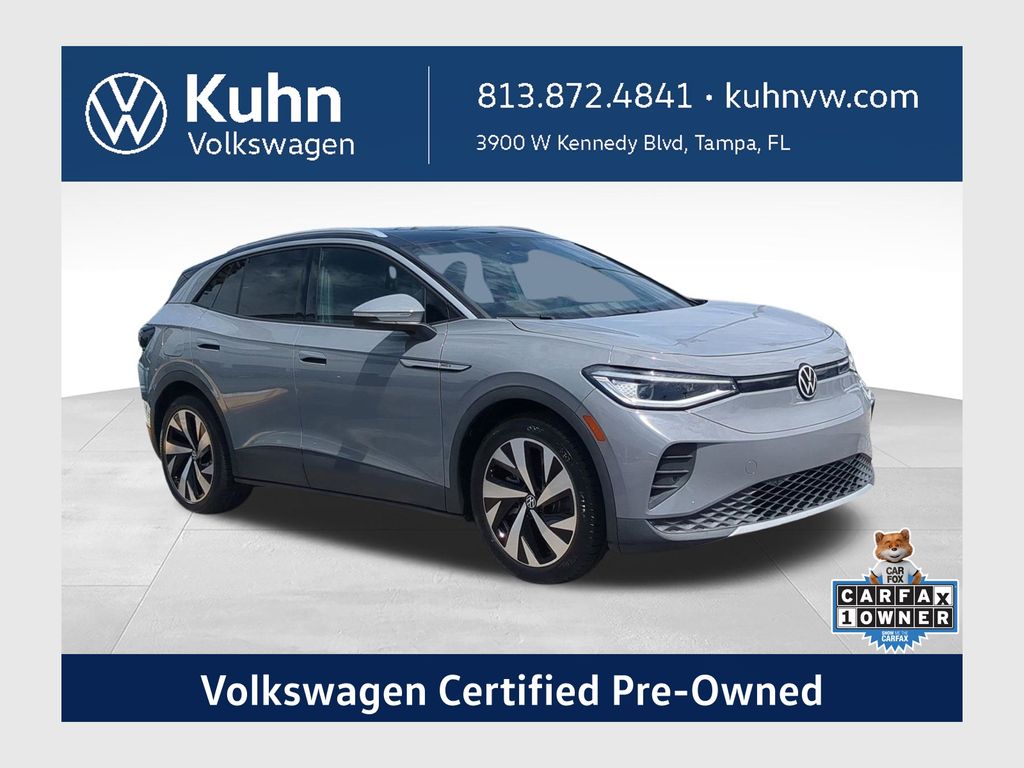 Moonstone Gray/Black Roof 2022 Volkswagen ID.4 SUV / Crossover Rear-Wheel Drive Automatic