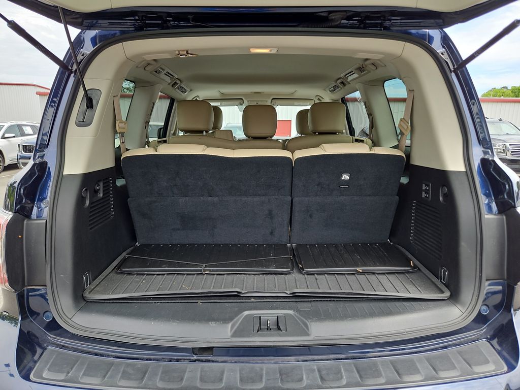 2019 Nissan Armada SL Premium w/ Nav Sunroof & 3rd Row Blue at Bob Mills Chevrolet
